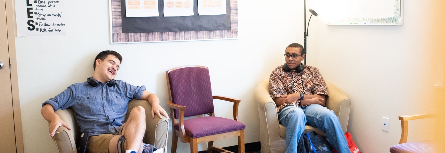 students in counseling session